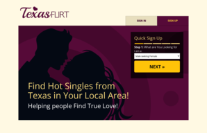 Texas Flirt Homepage Image